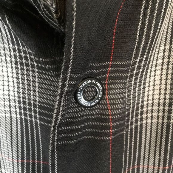 Dixxon Crosshair short sleeve snap button shirt men’s size XL - Picture 4 of 7